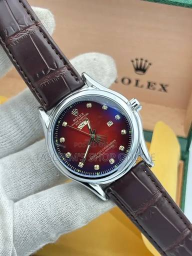 Rolex Vintage leather belt watch